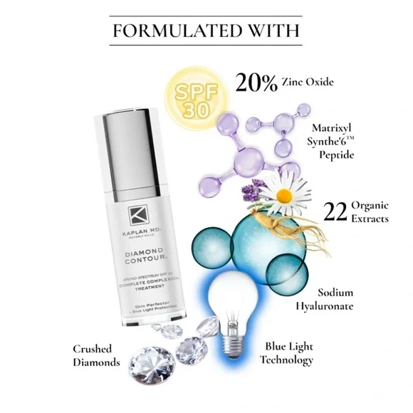 Kaplan Md diamond contour complete complexion treatment spf 30 Deep 2 oz - Picture 3 of 6